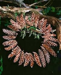 pine cone wreath