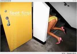 feet first