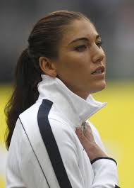 Hope Solo, the goalkeeper of