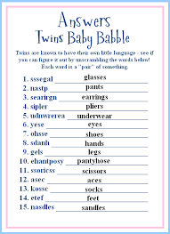 printable baby shower games