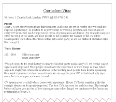 cv example