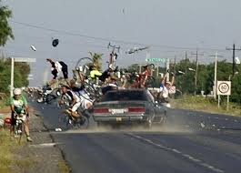 Ouch, tout un accident de