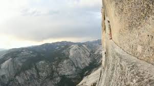 Alex Honnold on Half Dome.