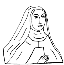 saint coloring pictures