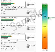 sample credit report