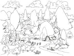 forest coloring sheets