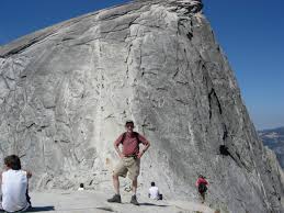 near summit of Half Dome: