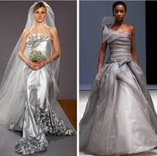 wedding dresses silver