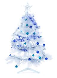 white christmas tree