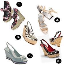 wedges shoes are the hip.