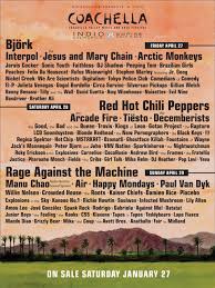 2007 COACHELLA LINEUP!