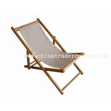 wood beach chair
