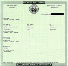 Barack Obama Birth Certificate