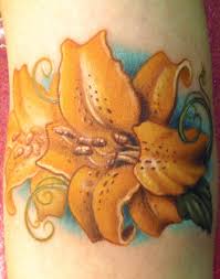 tiger lilies tattoo