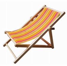 wood beach chair