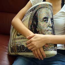 almohada dinero Si es que no paro de ahorrar