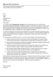 sample cover letter for job