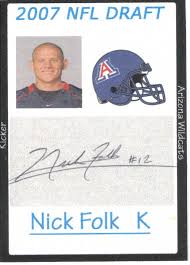 Nick Folk c/o parents home.