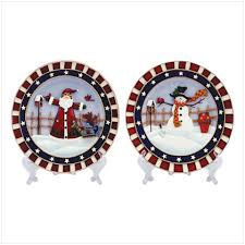 christmas plates