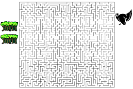 Thanksgiving Maze Worksheet