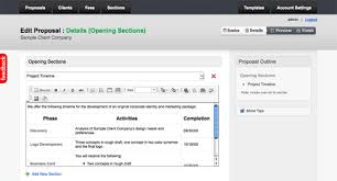 example of a proposal