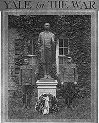 in Nathan Hale Cemetery in