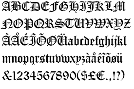 old english numbers