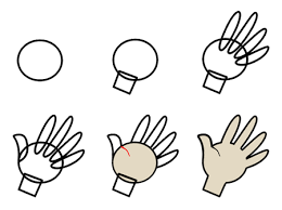 how to draw hands