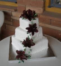 lilies wedding cakes