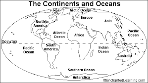 continents images