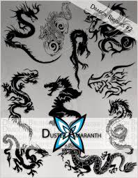 dragon photoshop brushes