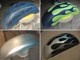 motorcycles flames