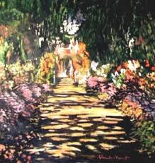 Claude Monet: Il Viale del Gardino