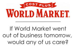 Would You Miss World Market?