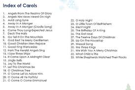 christmas carols lyrics