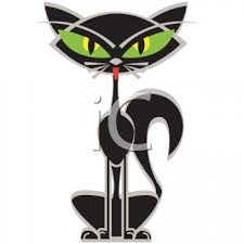 black cat clip art