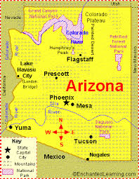Arizona: Facts, Map and State