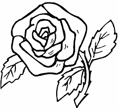 rose coloring pictures