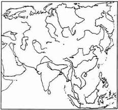 asia map outline