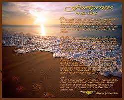 footprints in the sand images