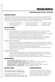example resume format