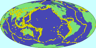 Map of earthquake