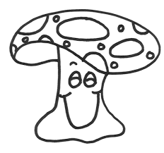 mushroom coloring pages