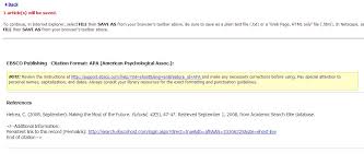 apa reference page example