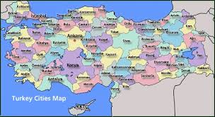 turkey map