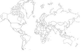 printable political world map