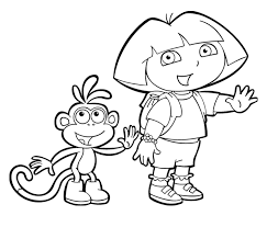 dora coloring pictures