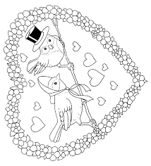cute valentine coloring pictures