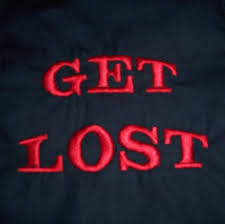 get lost