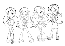 Bratz Coloring Pages